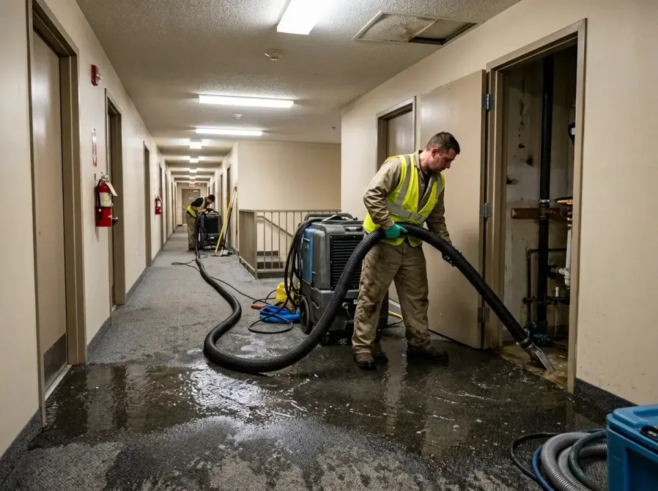 multi-unit-apartment-hallway-f-005 — frequently asked questions, Emergency Burst Pipe Water Extraction & Removal in Happy Va…